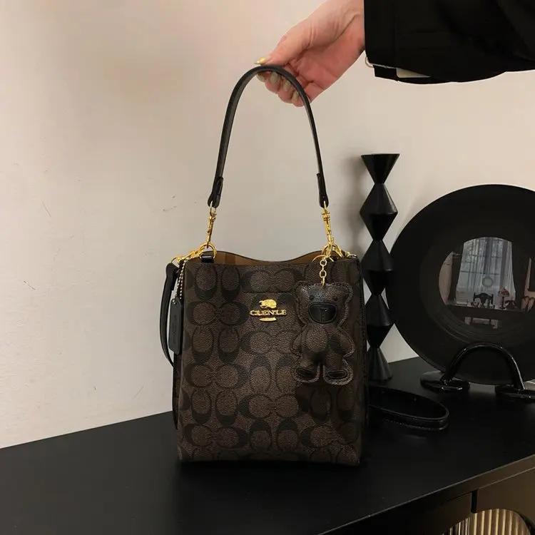 Sac à langer unique rétro vintage pour femme, sac bandoulière de luxe de marque célèbre
