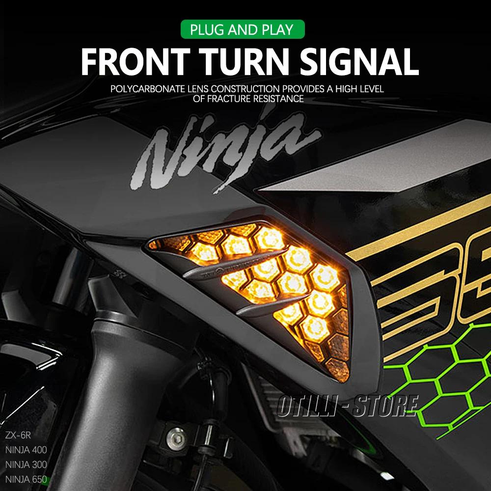 Nouveau NINJA ZX6R ZX-6R 2013 - 2023 2022 clignotant avant feux LED pour Kawasaki Ninja300 Ninja400 