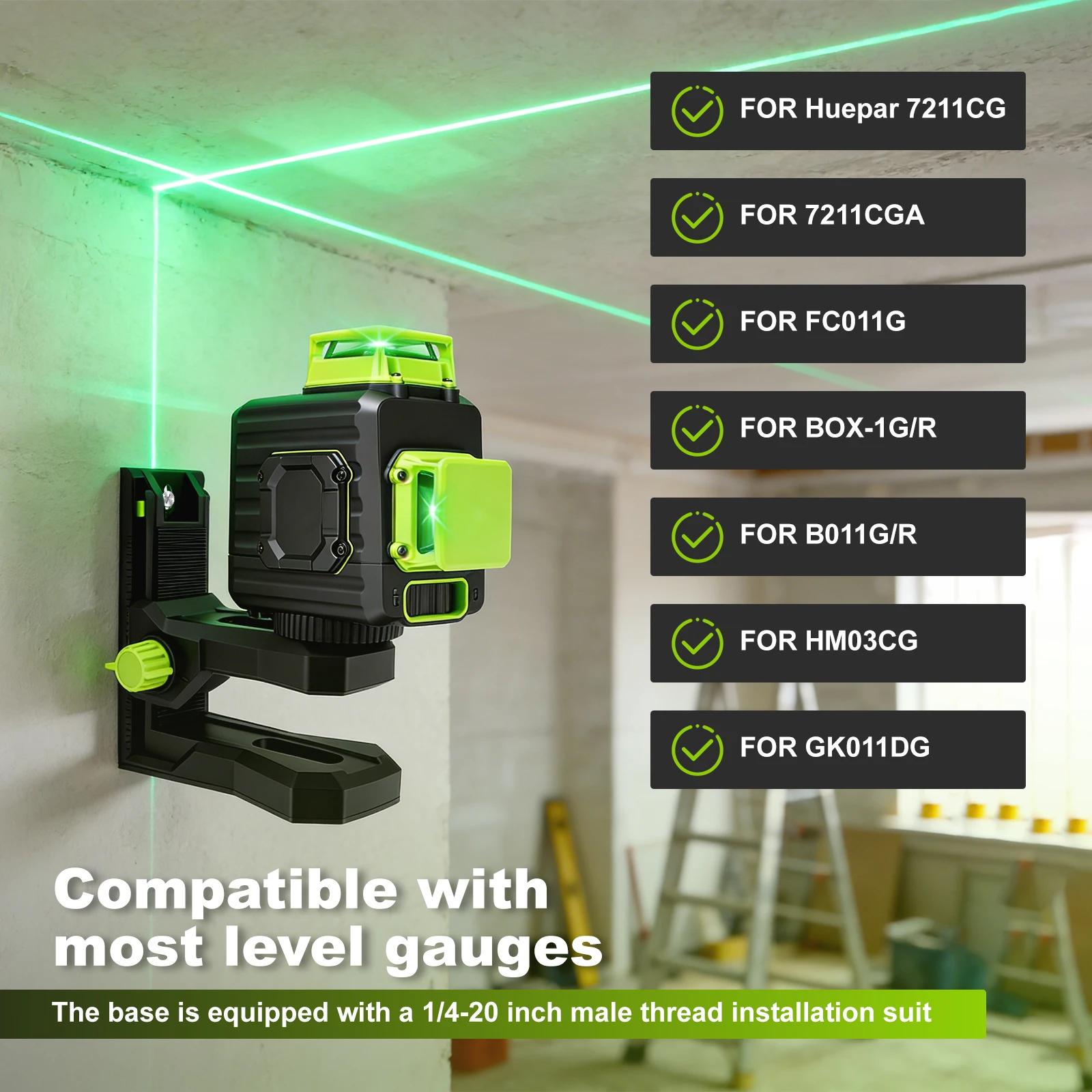 Support magnétique en forme de L pour niveau laser, trépied pour niveau laser avec filetage 1/4''-20