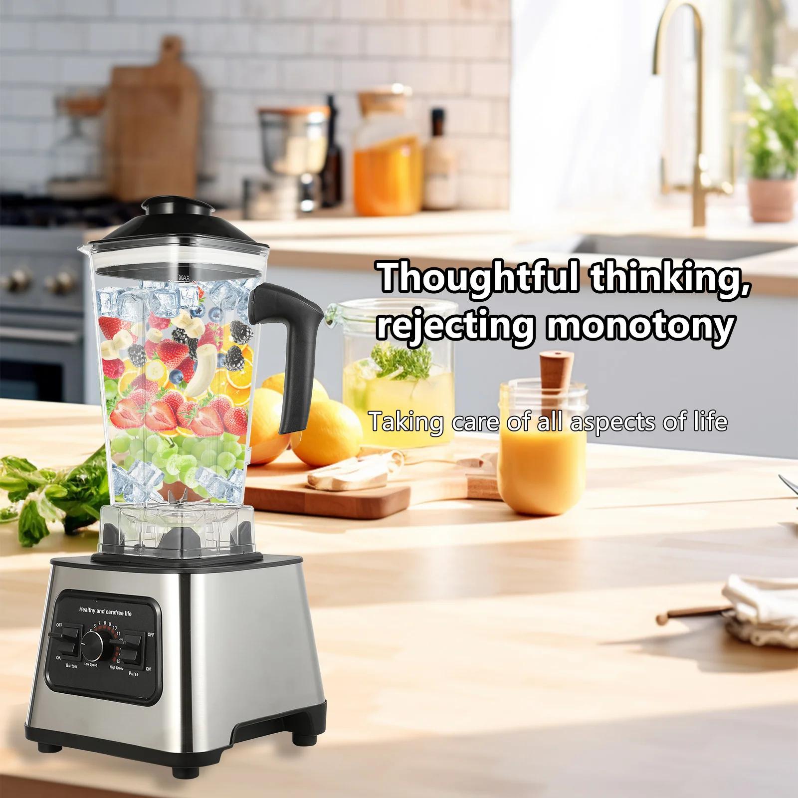 Mixeur-blender puissant 6000W, mixeur à smoothies, mixeur de table, robot culinaire pour bébé, mixeu