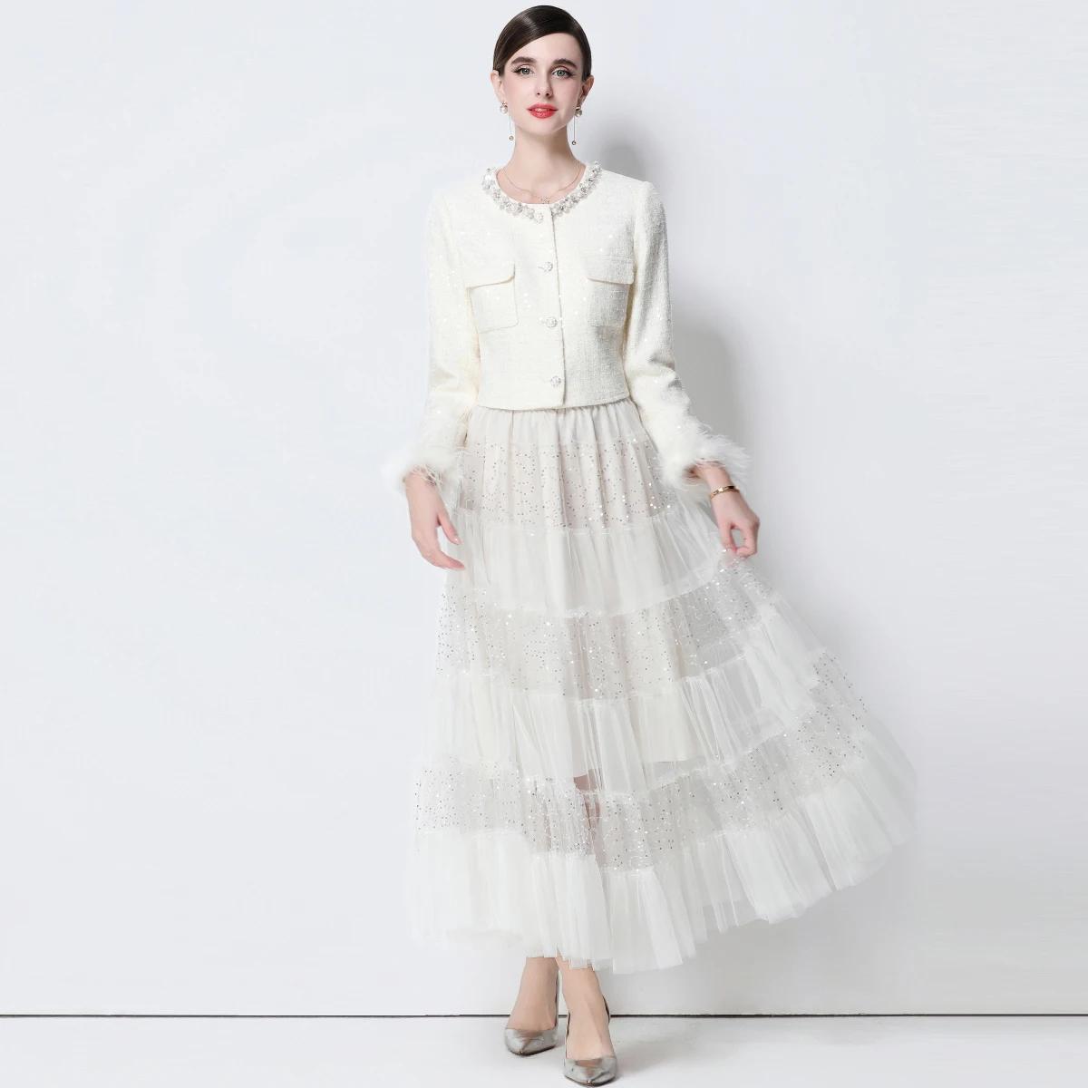JAMERARY-Ensemble Baroque Deux Pièces pour Femme, Tenue de Marque, Style Boho, Imprimé Floral, Bonne