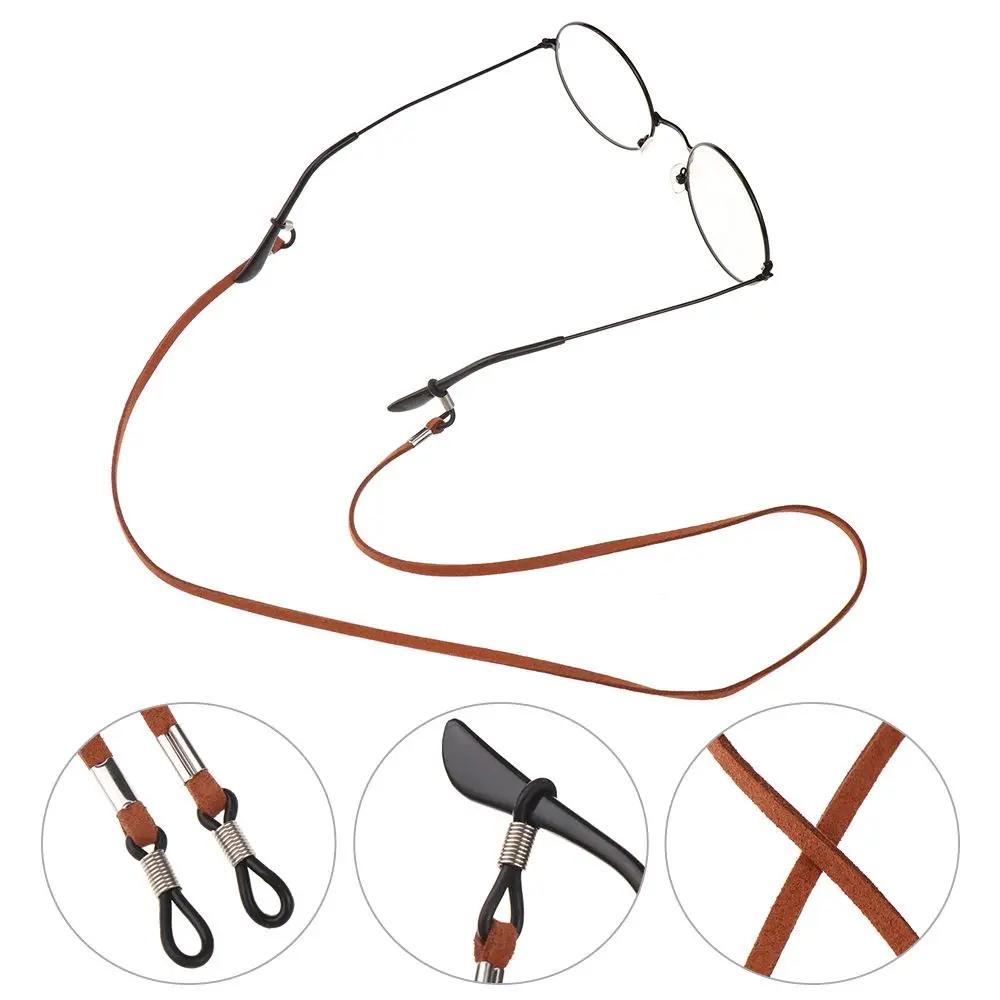 Lanière de lunettes de soleil à haute élasticité, 1 pièce, nouveau Design à la mode, lanière en cuir
