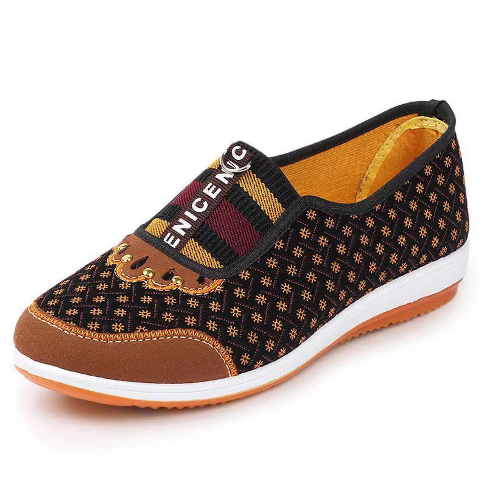 Baskets en tissu décontractées pour femmes, chaussures de sport respirantes de couleur unie, adaptée