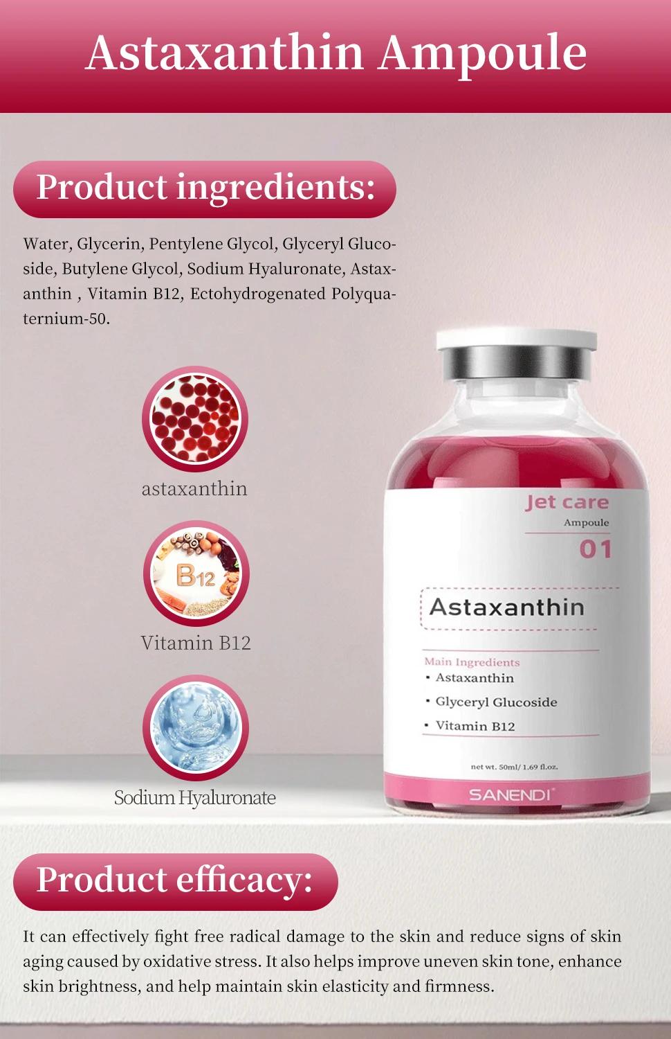 2520 Jet Peel sérum Ampoules Soins de la peau Anti-âge Acide hyaluronique Niacinamide Vitamine C E S
