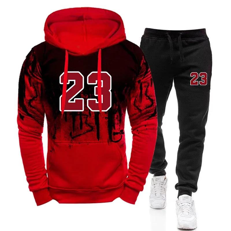 Sweat-shirt à capuche décontracté pour hommes, haut à la mode, confortable, automne hiver, tenue quo