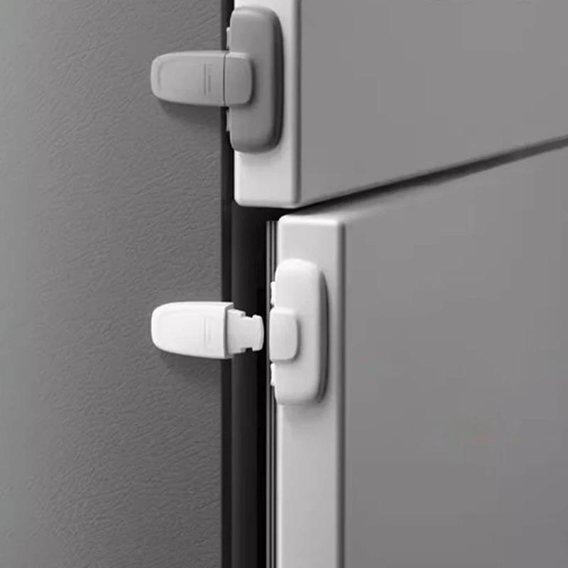 Serrure de porte pour réfrigérateur, congélateur et armoire, loquet de sécurité pour bébé et enfant 