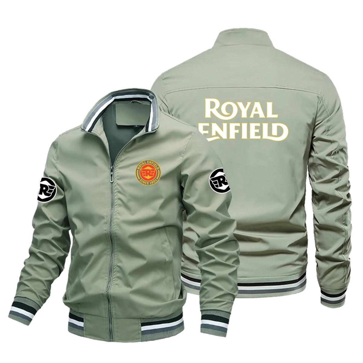 Veste de moto Royal Enfield de style rétro pour hommes, vêtements de course, coupe-vent, veste de sp
