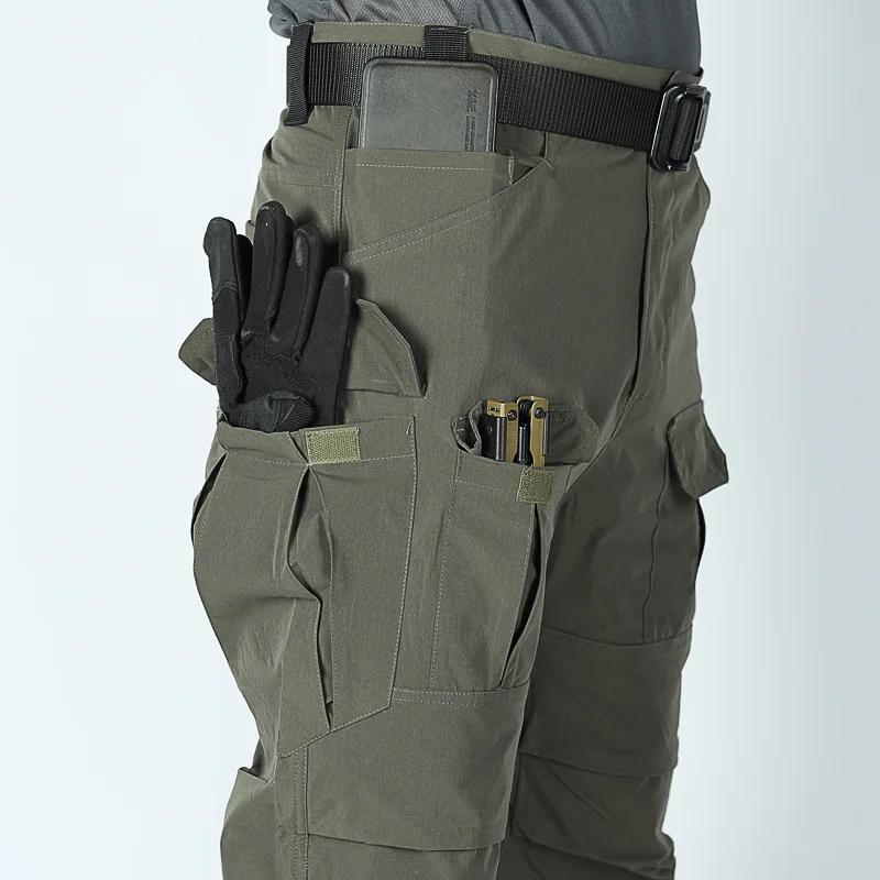 Pantalon tactique de travail multi-poches pour hommes, imperméable, pour Sports de plein air, randon