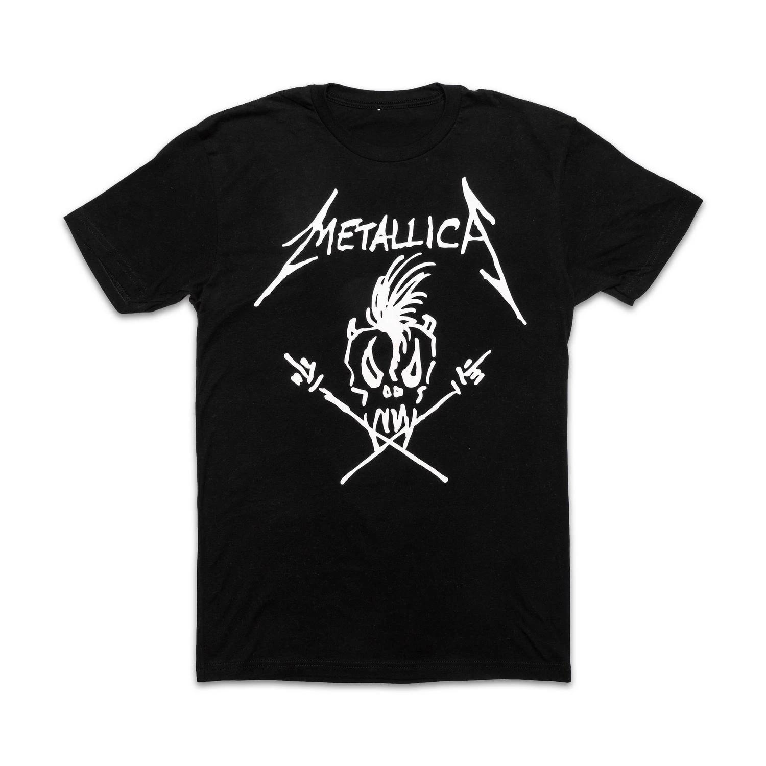 T-shirt imprimé Metallica 2026 pour homme et femme, 100 % coton, style Y2K, graphique hip-hop, style