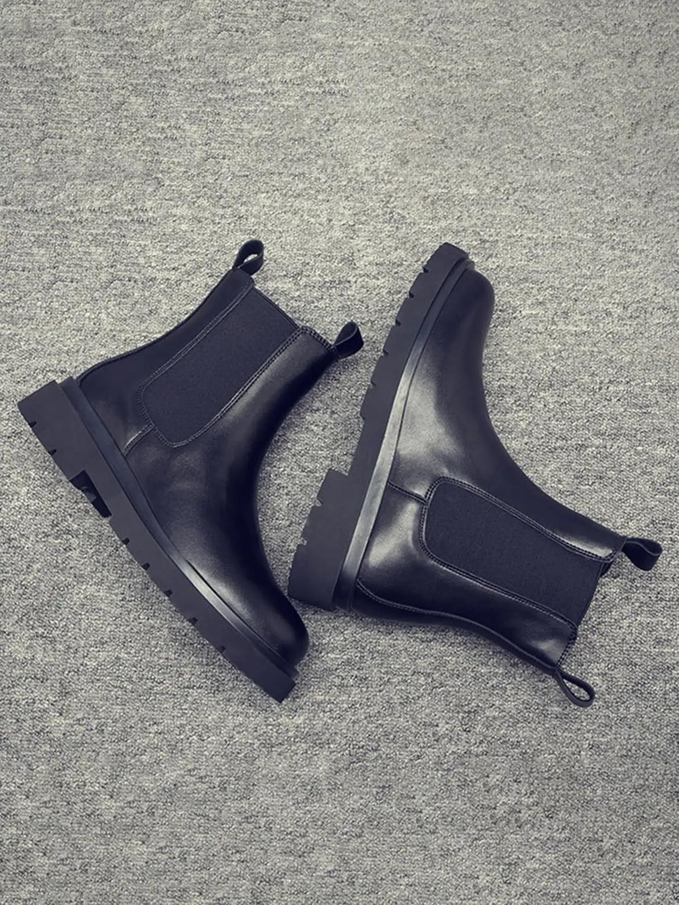 Bottines à double élasticité pour hommes