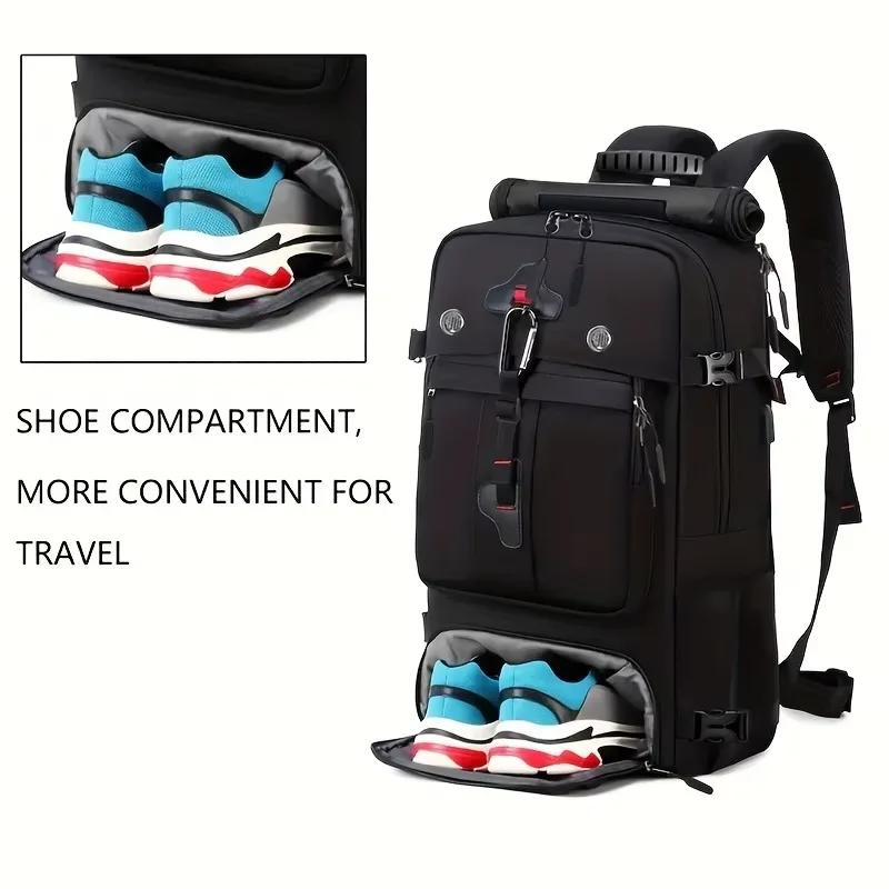 Sac à dos de voyage pour homme, sac à dos décontracté pour homme pour voyage, grand sac à dos de voy
