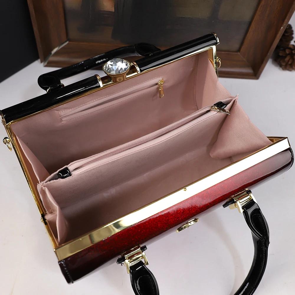 2025 Nouvelle taie d'oreiller, sac pour femme, épaule à main, diamant d'eau, dame d'âge moyen, sac p