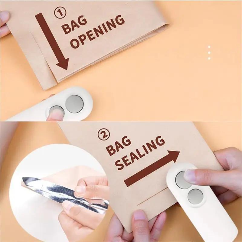 Machine à sceller les sacs sous vide, scelleuse d'emballage de sacs en plastique, scelleuse à Clip, 
