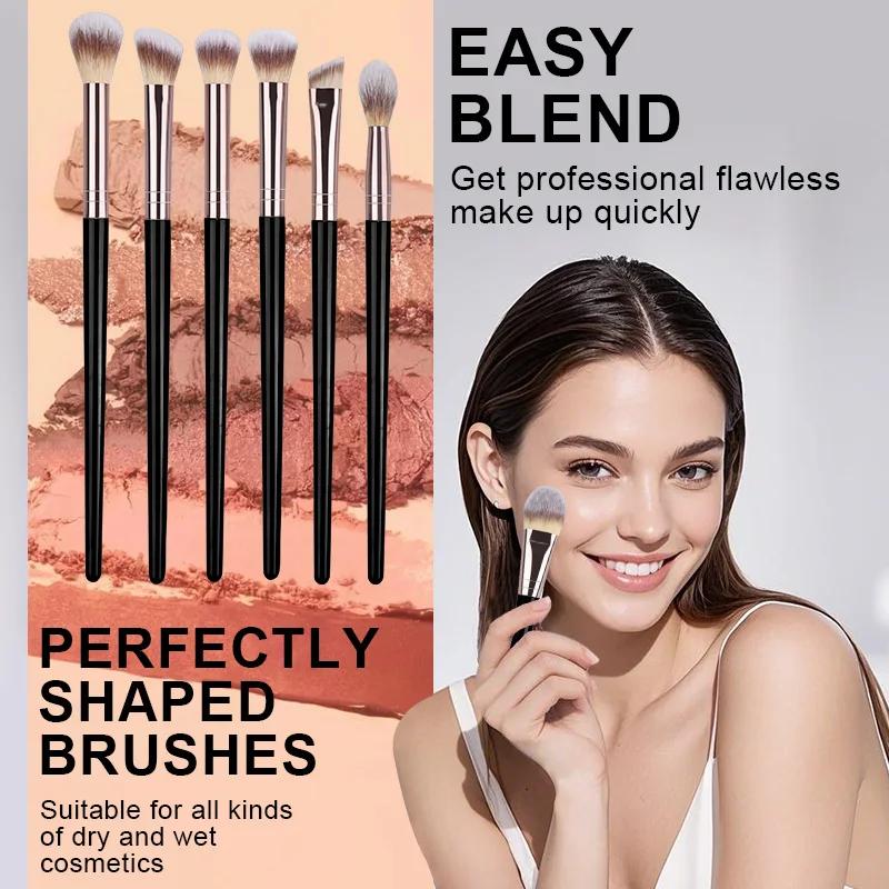 Ensemble professionnel de 3 à 20 pinceaux de maquillage, doux et moelleux, pour fard à paupières, fo