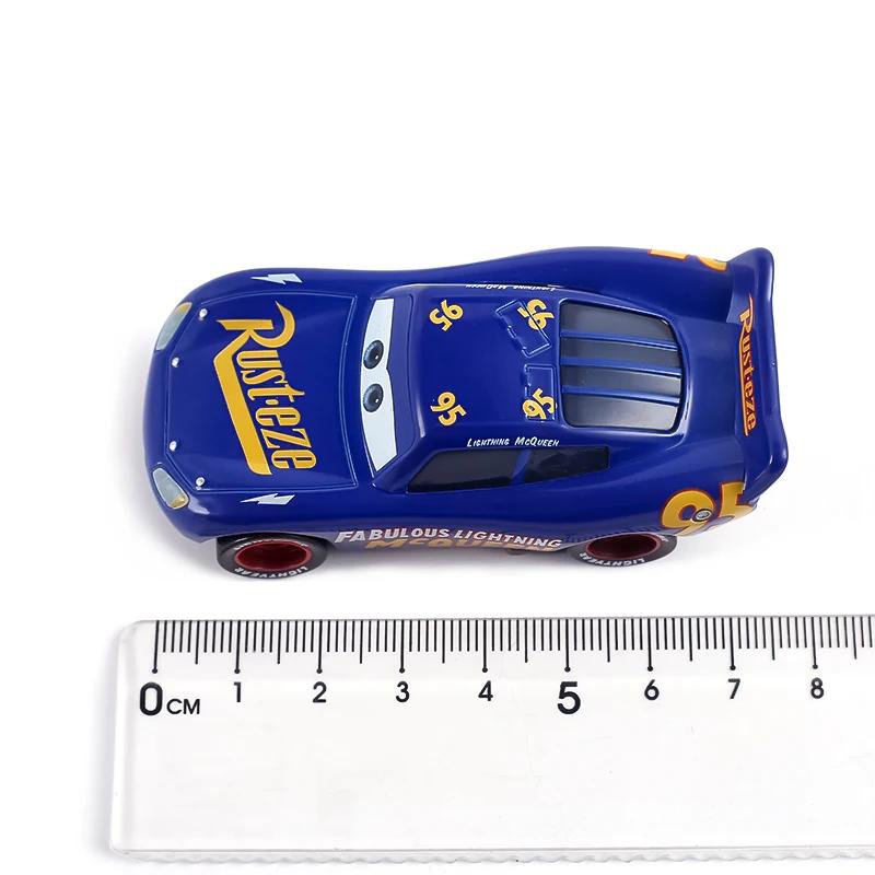 Disney Cars Pixar Cars 95-3ème génération bleu métal moulé sous pression jouet voiture 1:55 Lightnin
