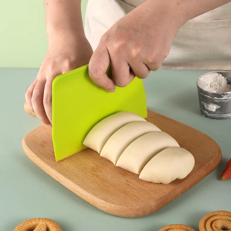 Outil de cuisson, grattoir en plastique, bricolage, spatule à crème pour pâtisserie, couteau de coup