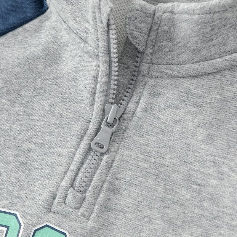 Dave Bella enfants garçon vêtements gris dessin animé costume 2025 printemps automne pull sweat Spor