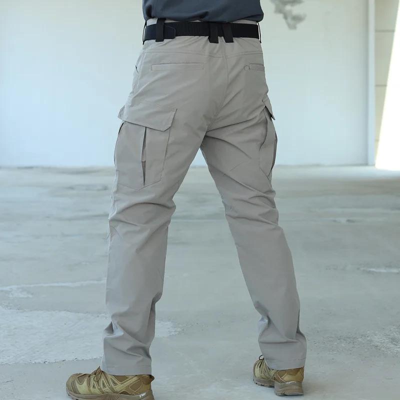 Pantalon tactique de travail multi-poches pour hommes, imperméable, pour Sports de plein air, randon