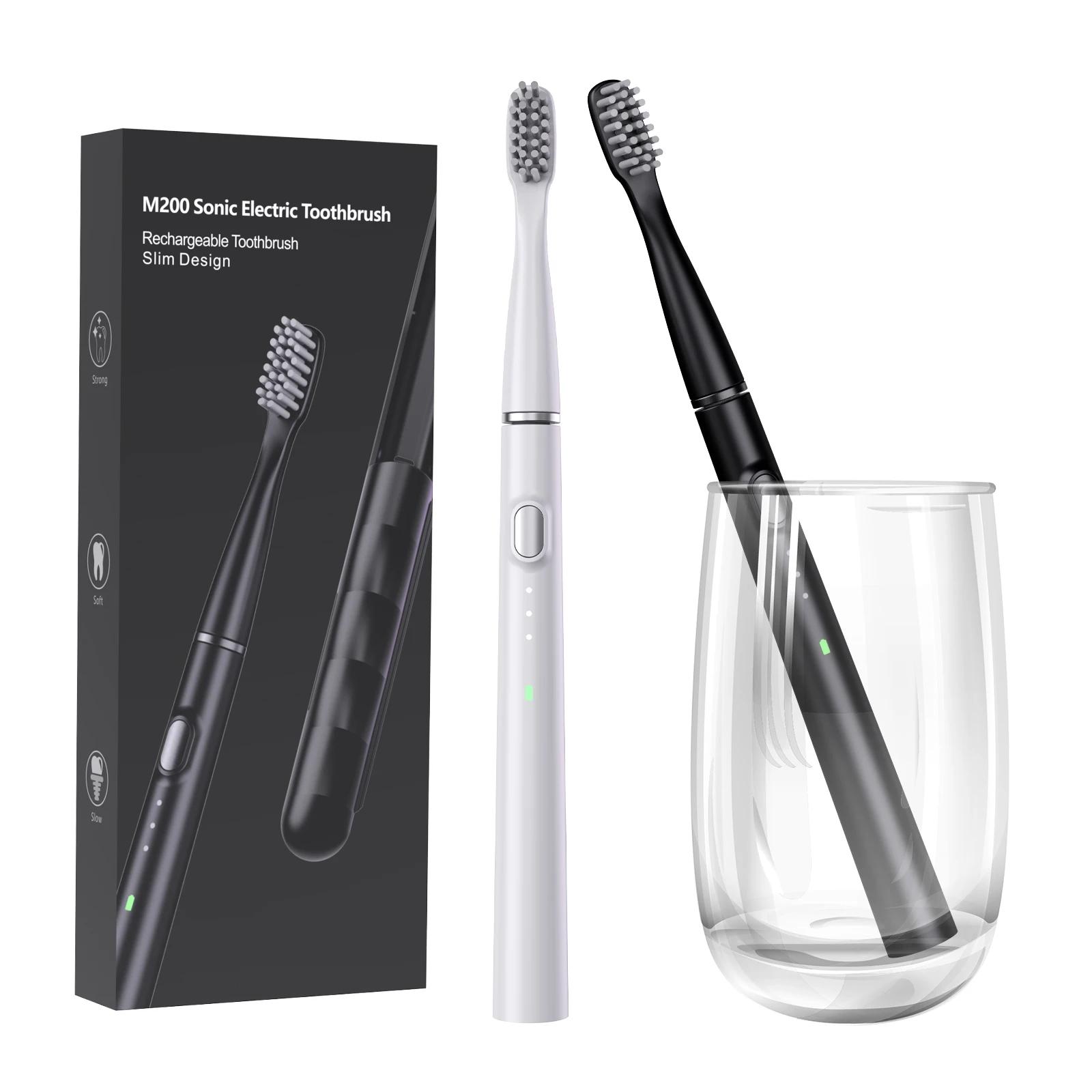 Brosse à dents électrique Ultra fine, sonique intelligente, 3 Modes de fonctionnement, Interface de 