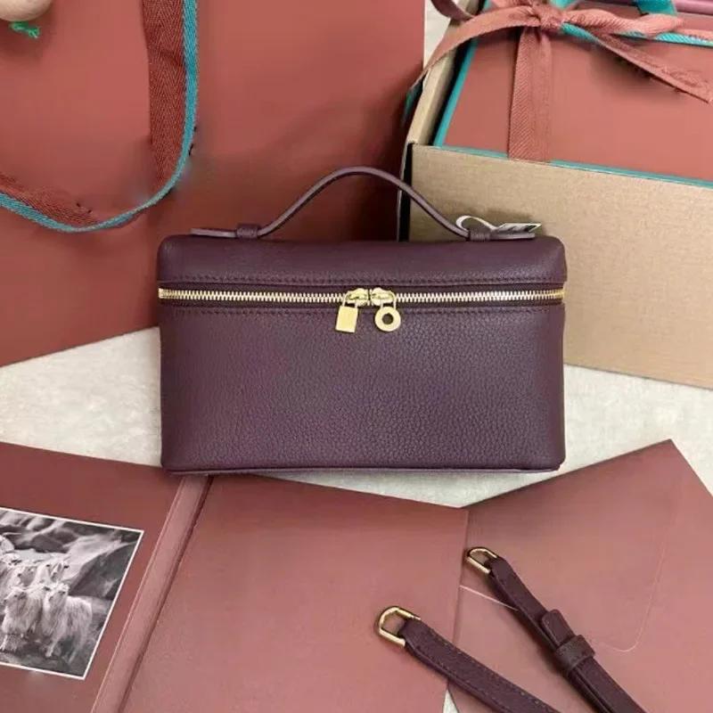 Sac bandoulière Gigi en cuir de vachette souple LP19, sac à main pour femme, pochette à maquillage, 