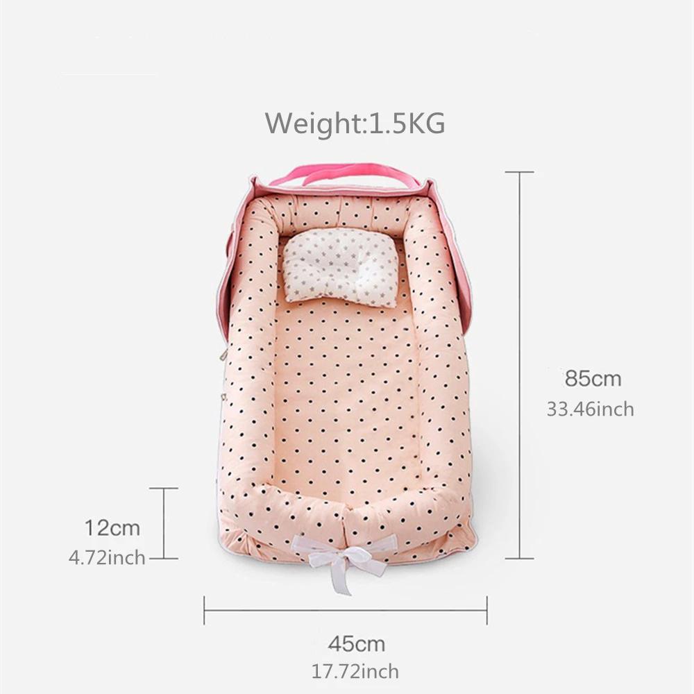 Nid de lit pour bébé, couffin pour nouveau-né, avec clôture, pare-chocs, berceau pour bébé, pour un 