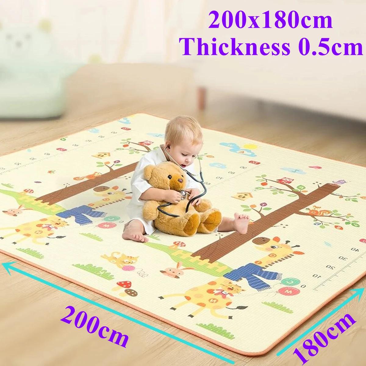 200x180cm épaisseur: 0.5cm 8 Styles au choix tapis de jeu pour bébé tapis pour enfants tapis de jeu 