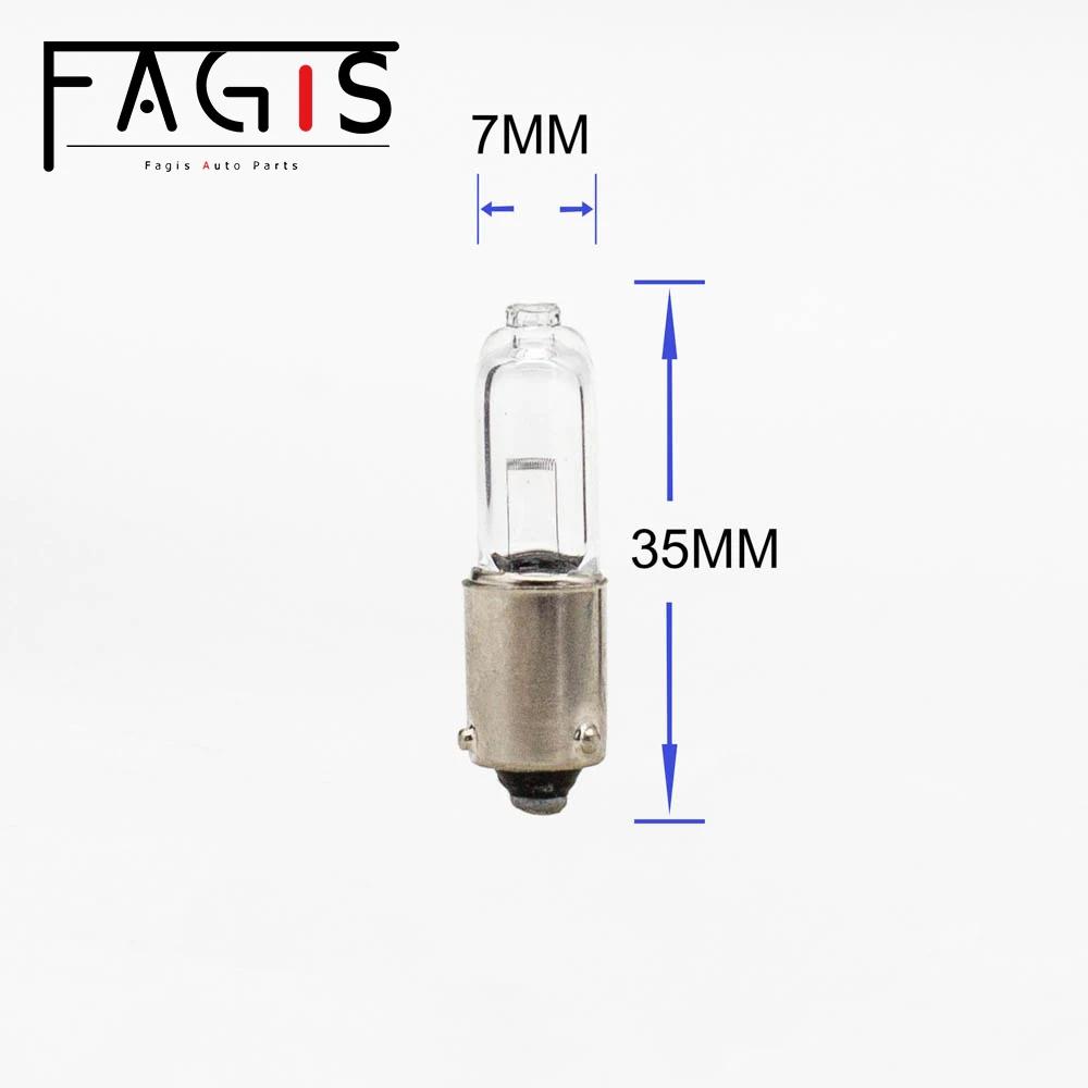 Fagis 10 pièces 1156 BAY9S H21W 12V 24V 21W indicateur de frein halogène lampe de signalisation ampo