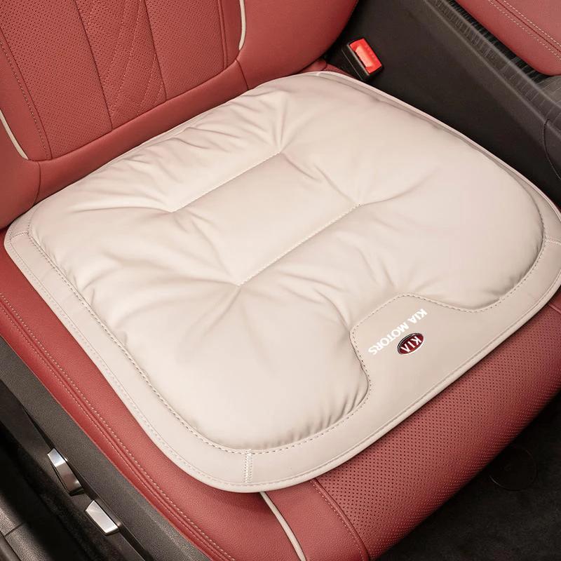 Coussin de siège de voiture en cuir souple, accessoires d'intérieur pour KIA EV6 RIO Ceed Sportage C