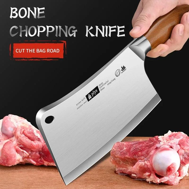 Couteau de cuisine professionnel tranchant de haute qualité pour la maison, couteau à os, forgeage d