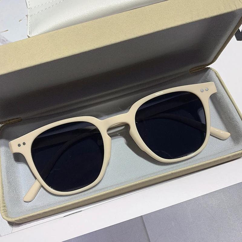 Nouvelles Lunettes de Soleil Carrées Vintage pour Femmes et Hommes, Marque de Luxe, Petites Lunettes