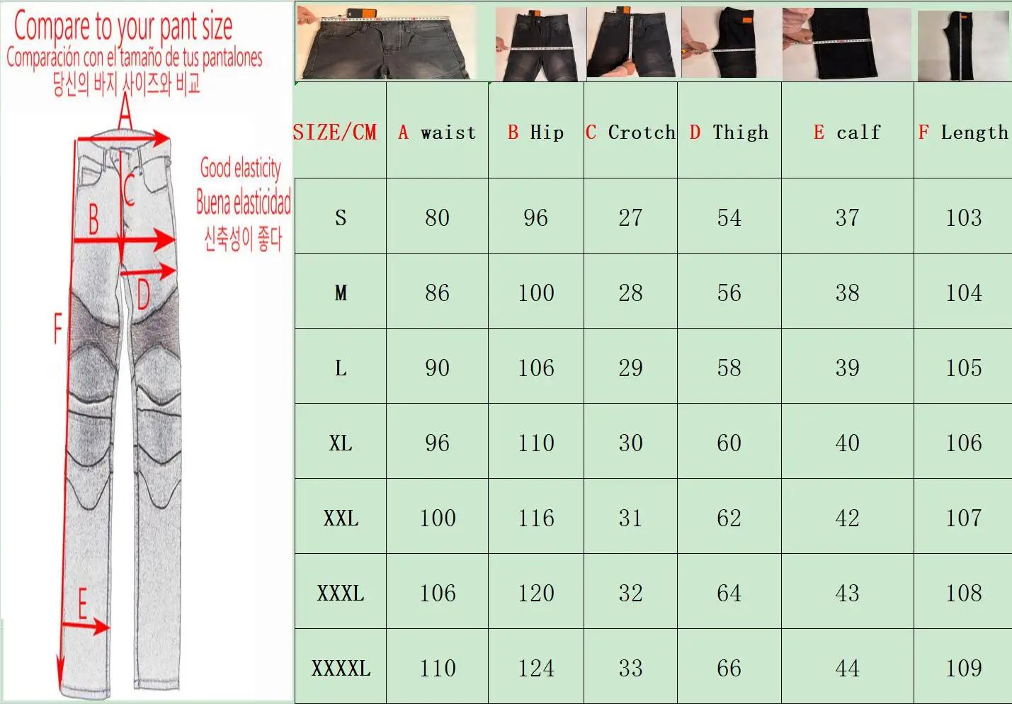 Hommes jean Collection classique Denim UGB06 PK718 PK719 Zip moto pantalon pantalons Motocicleta Hom
