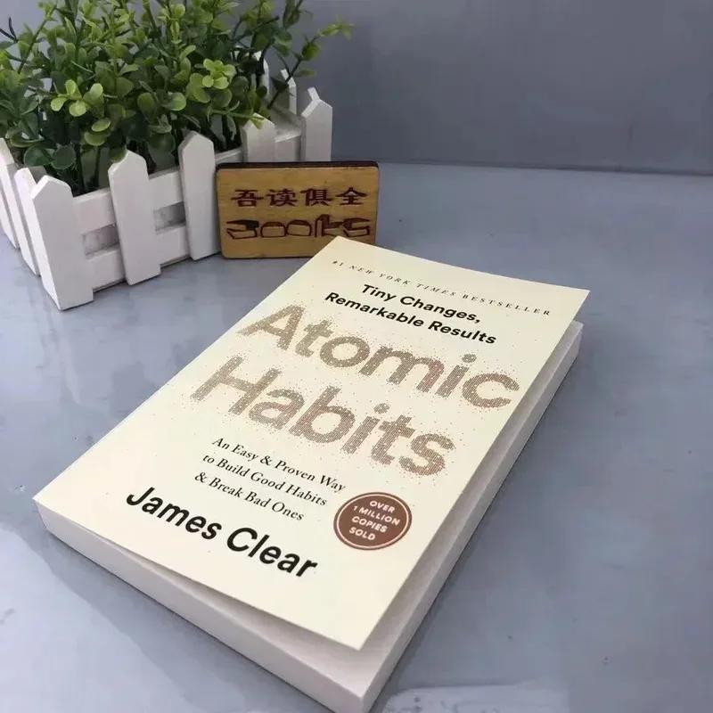Habitudes atomiques par James Clear English Brochure Facile Moyenne prouvée pour construire des bonn