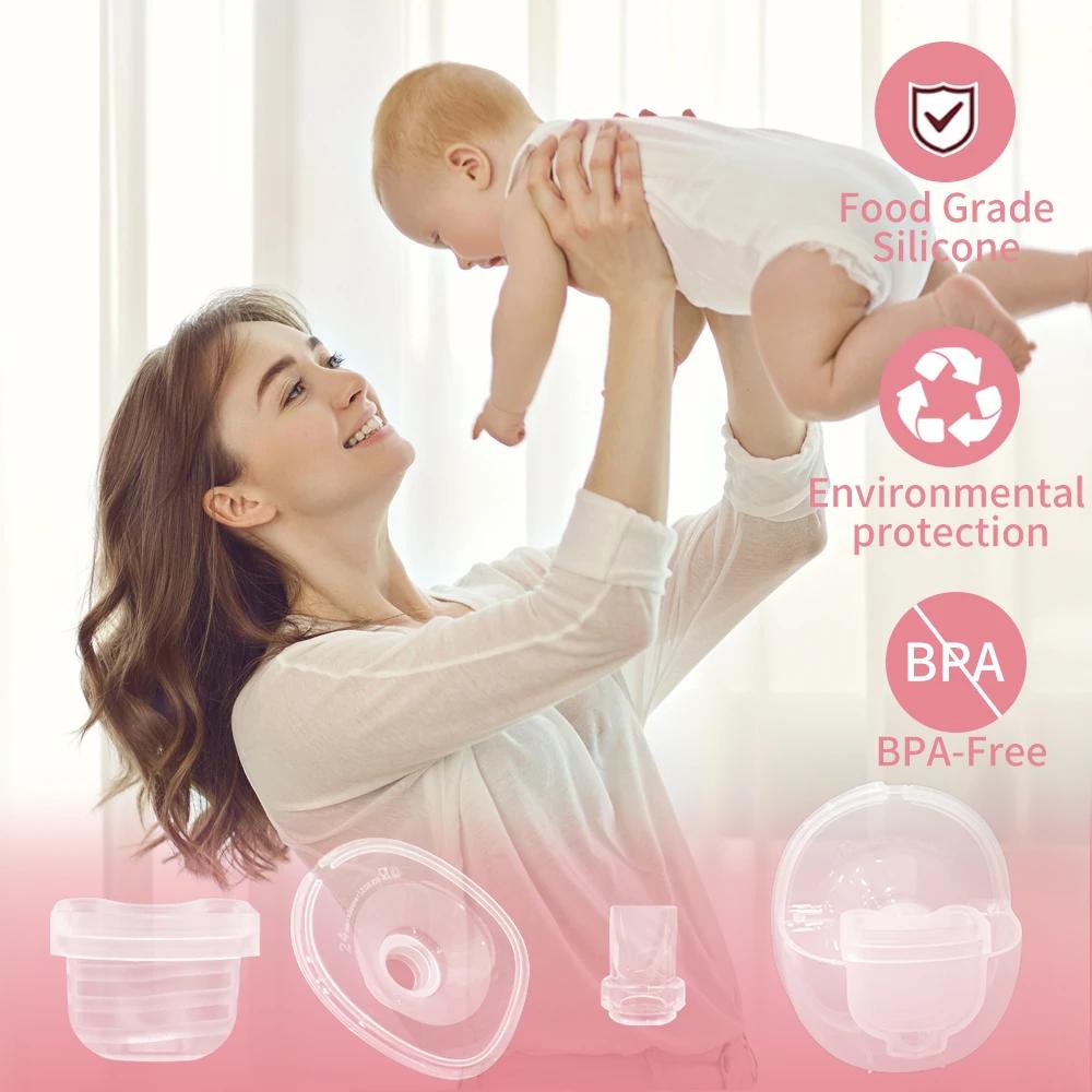 Pièces de tire-lait portables compatibles avec la pompe S18 S21, tasse de collecteur de lait, Valve
