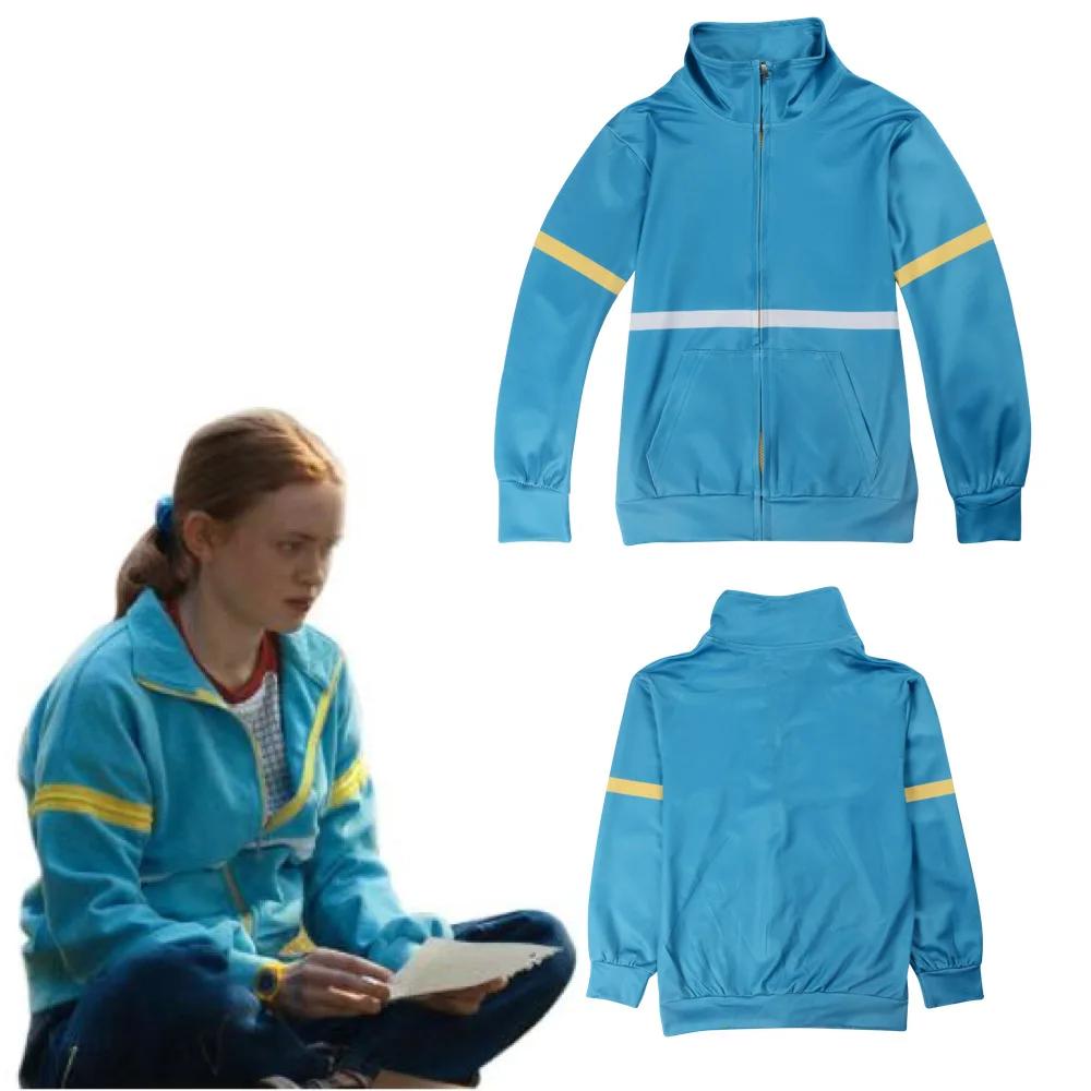 Nouveaux enfants sweat à capuche zippé Max Mayfield Cosplay veste à capuche avec fermeture éclair Ha