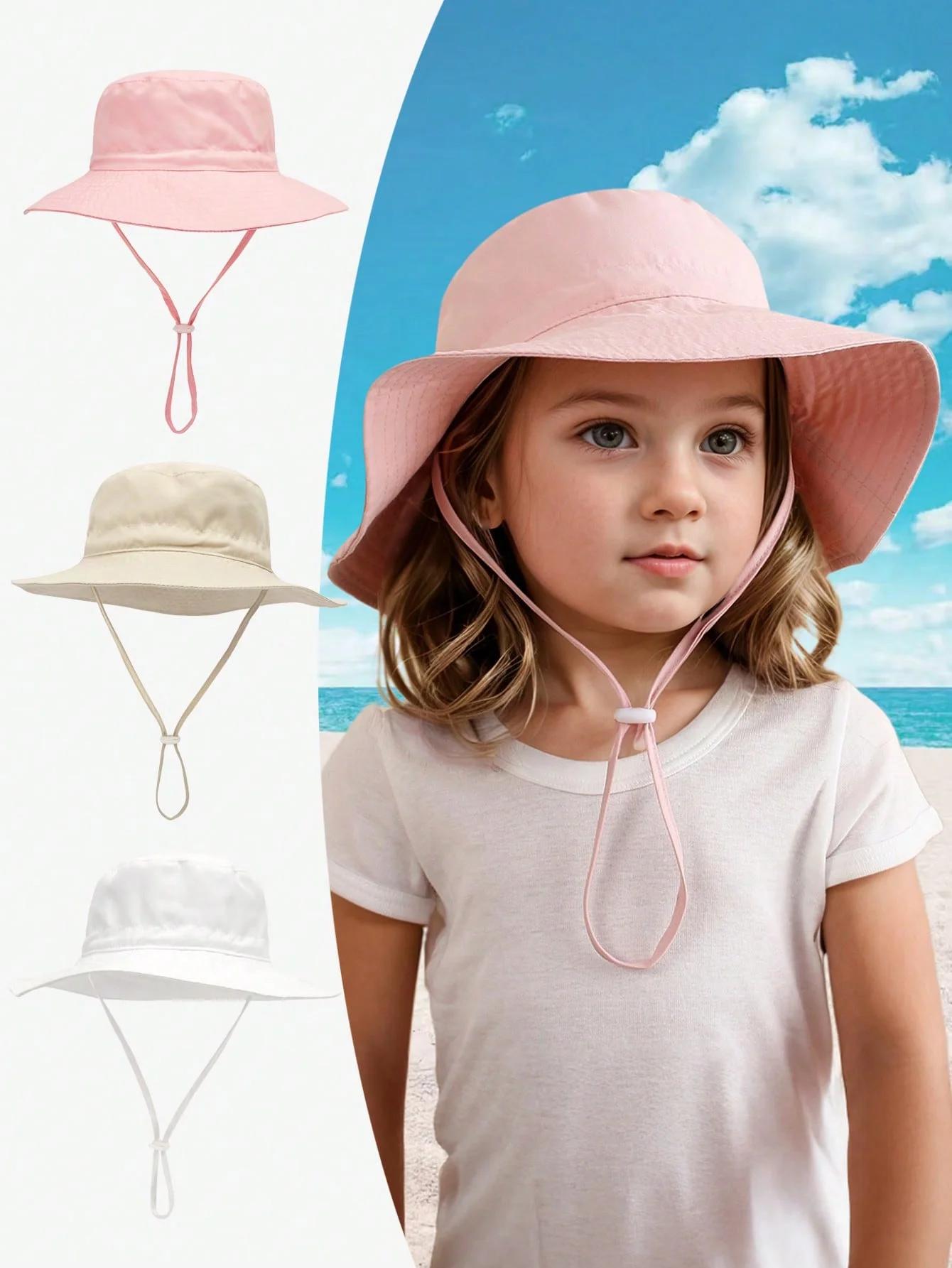 Chapeaux pour enfants, chapeaux de soleil, chapeaux de bassin respirants pour garçons et filles, cha