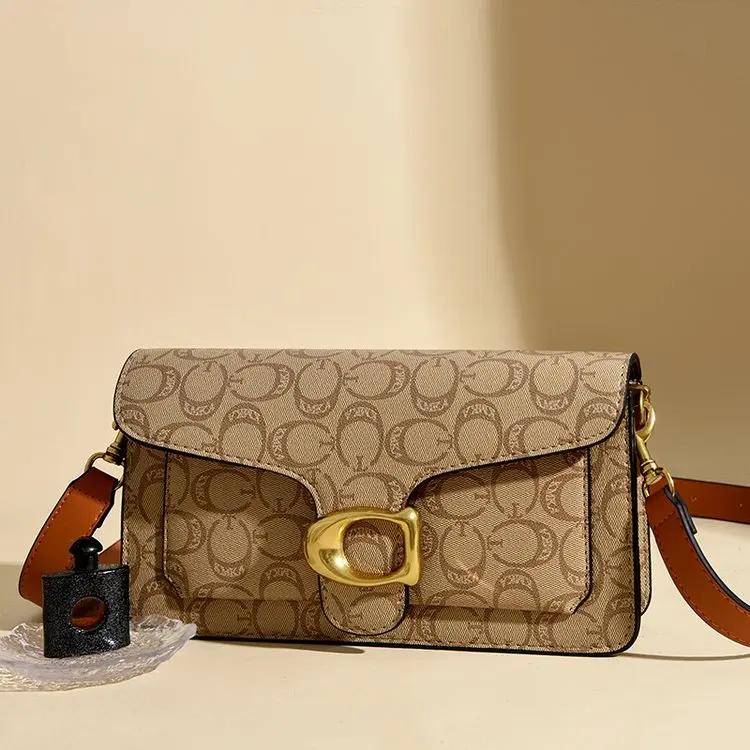 Sac à bandoulière Hobo vintage pour femme, nouveau design à boucle 2026, sac polyvalent en toile mon