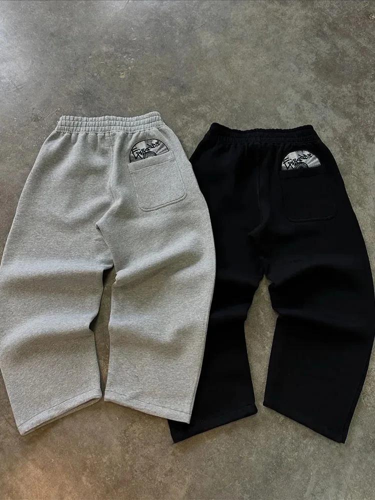 Costume de sport pour hommes, Streetwear rétro décontracté, tendance, Y2K, Harajuku, sweat à capuche