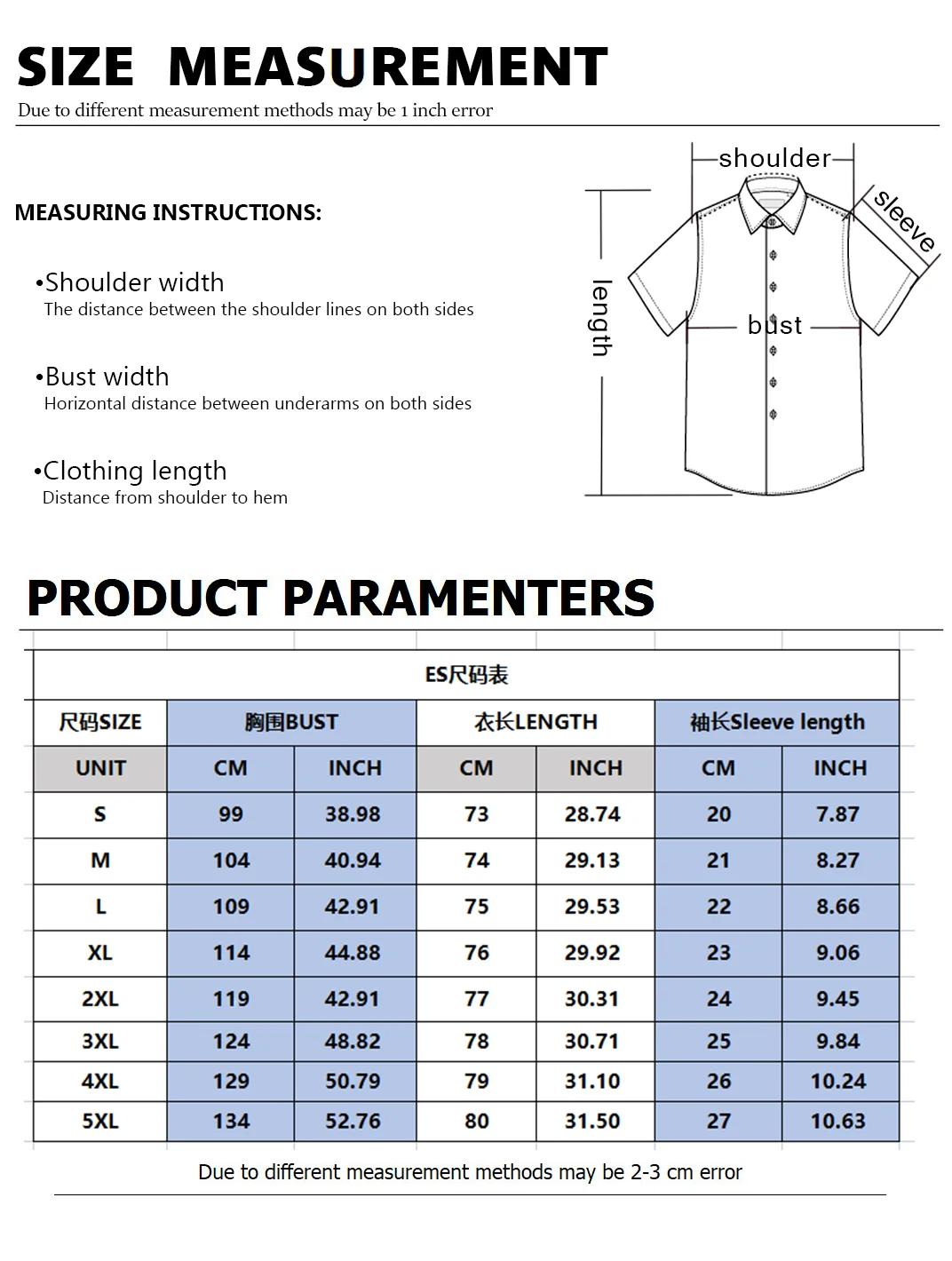 Chemise à manches courtes imprimée Allover pour hommes, col rabattu, fermeture à bouton complet sur 