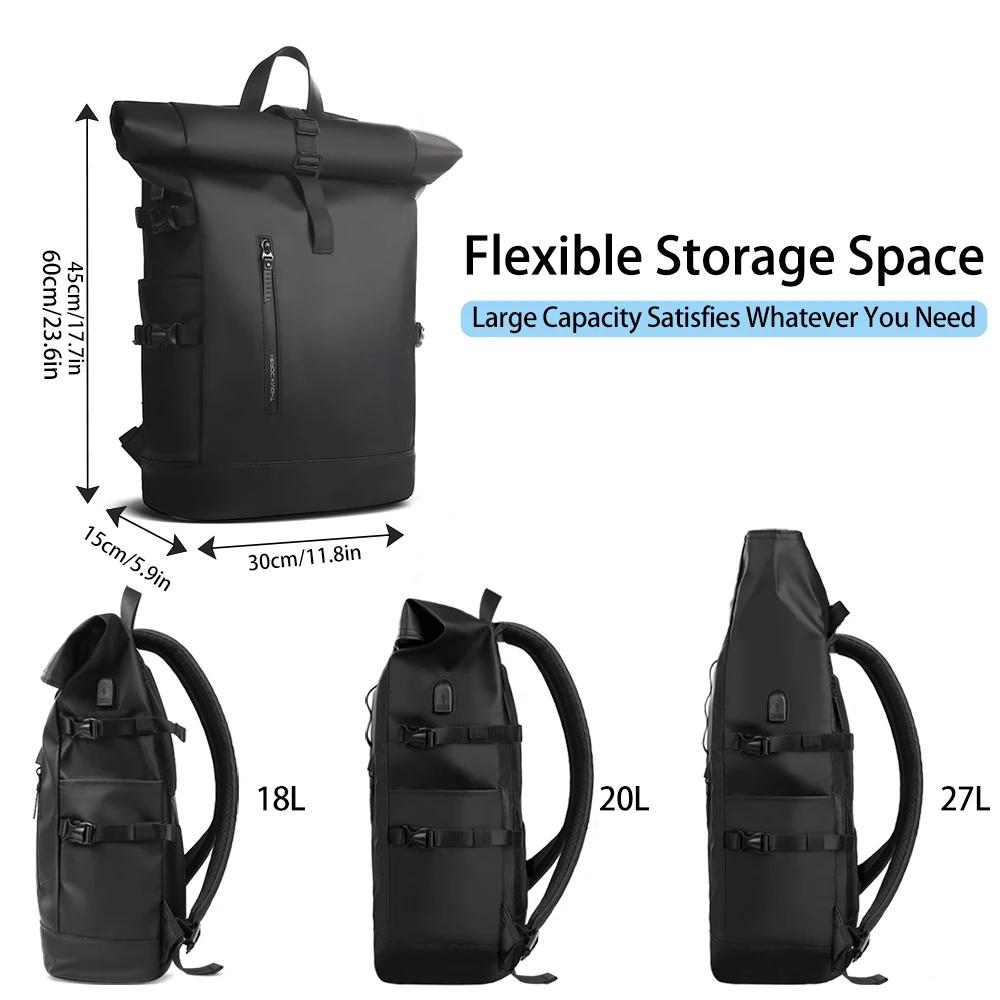 Heroic Knight sac à dos pour hommes sac à dos étanche à roulettes femmes voyage extensible USB charg