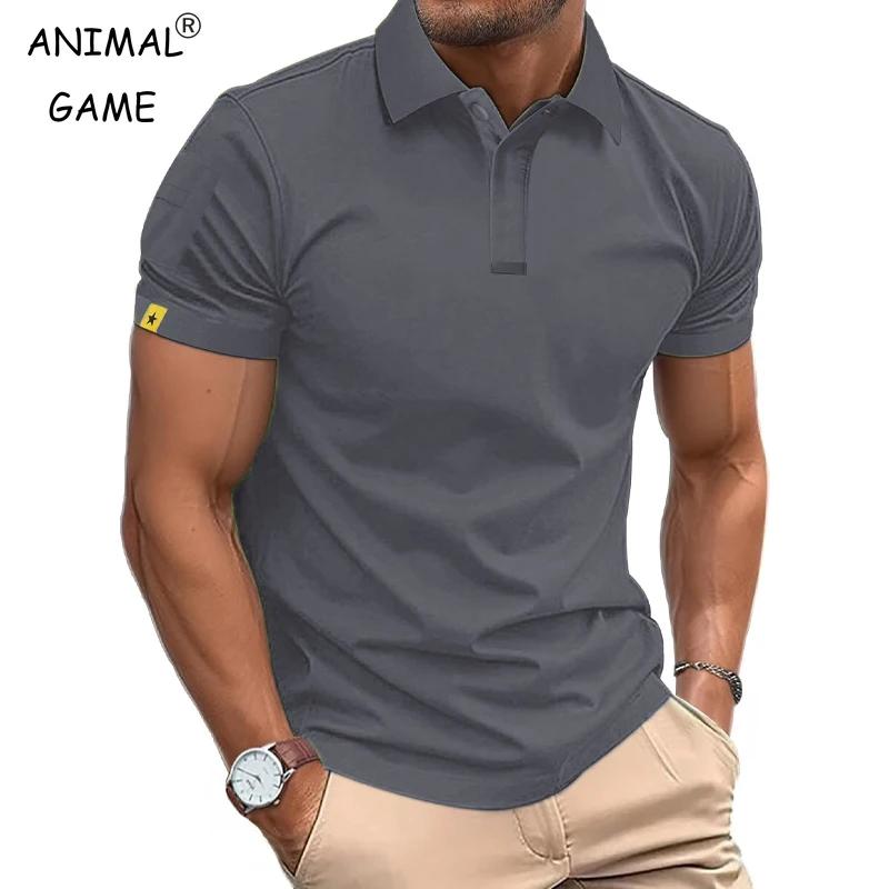 Polo d'été à manches courtes pour hommes, t-shirt de Sport décontracté, Business, léger, boutons, St