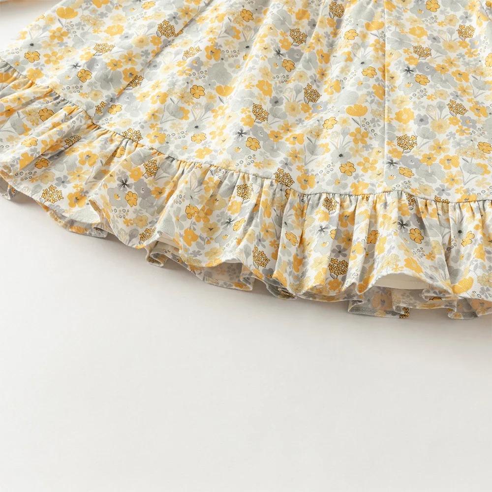 Dave Bella enfants doux mignon imprimé fleuri pantalon ensemble filles bébé automne mode décontracté
