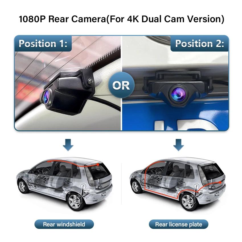 4K Dashcam 2160P HD Plug And Play caché Wifi voiture Dvr Dash Cam pour Mercedes Benz classe E w212 w