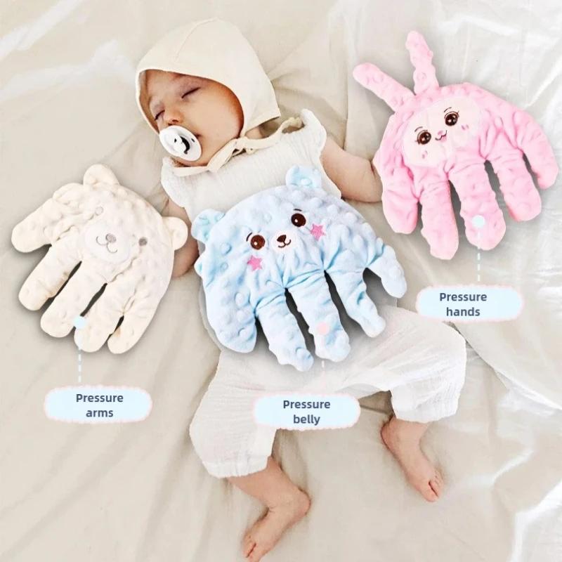 Coussin apaisant pour bébé, aide au sommeil pour nourrissons, paumes apaisantes, aide au sommeil pou