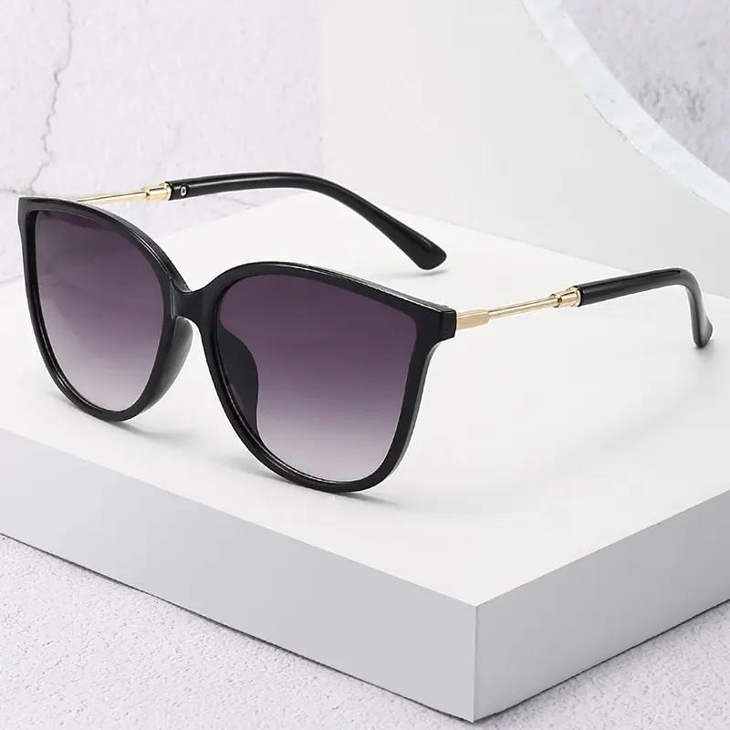Lunettes de soleil œil de chat vintage pour femmes, lunettes de soleil miroir rétro, lunettes de con