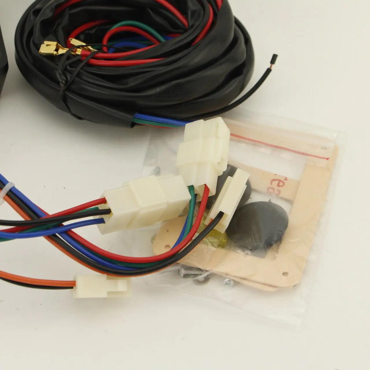 Kit universel de 3 interrupteurs à bascule, serrure de porte, fenêtres électriques 12V pour deux por