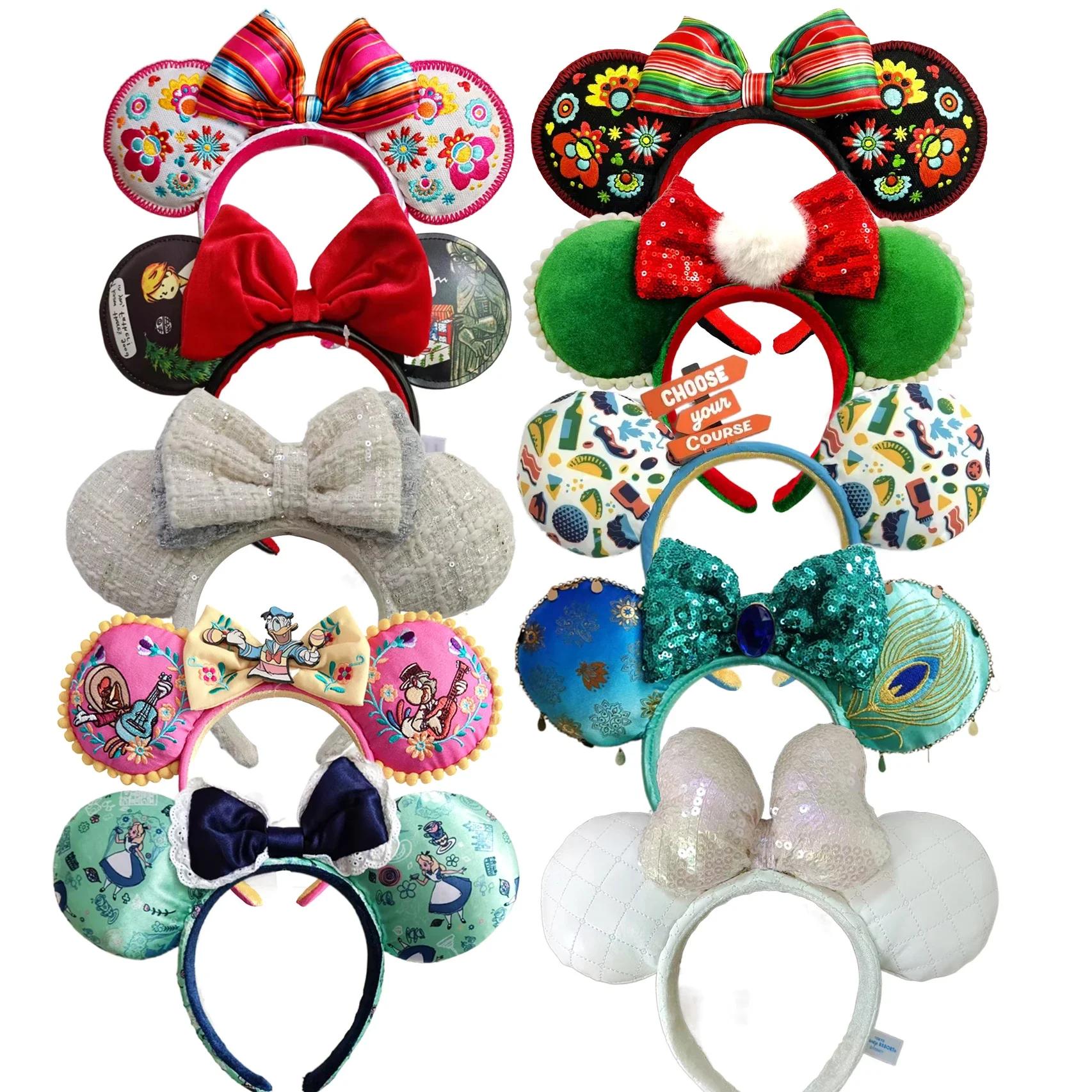 Bandeau oreilles Disney Mickey Mouse pour adultes et enfants, bandeau Cosplay parfait pour fête, Fes