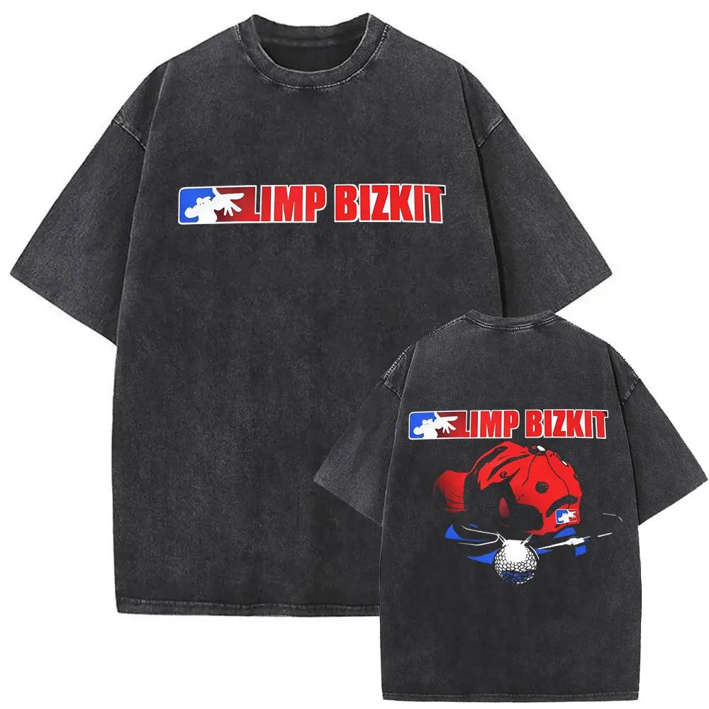 Lavé Vintage groupe de Rock Limp Bizkit significatif autre impression T-shirts hommes femmes Hip Hop