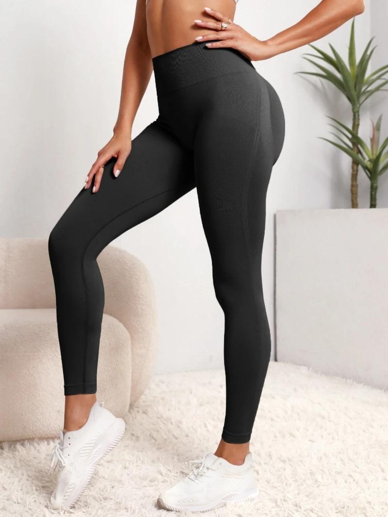 Les femmes sans couture hanches leggings de sport sans couture pour femmes taille haute remise pompe