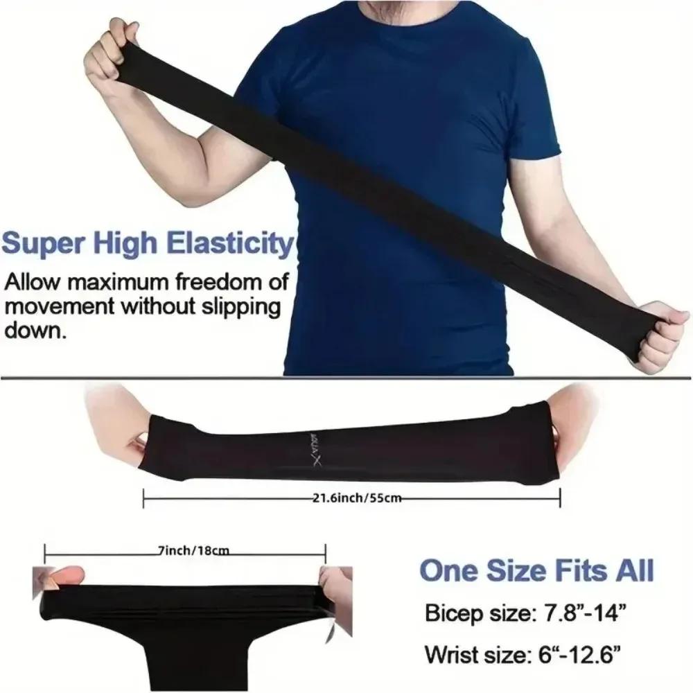 3 paires de manchons solaires UV pour bras – Protection respirante, utilisations pour la conduite, l