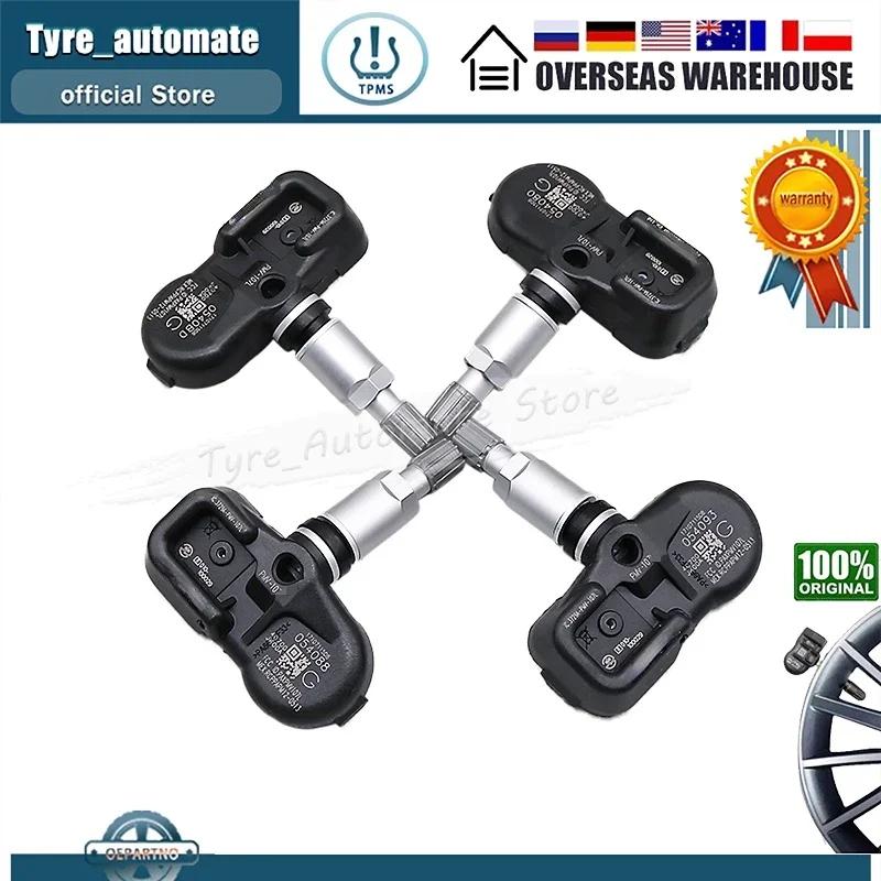 Ensemble de 4 TPMS PMV-107K 433MHz Capteur de pression d'opathie pour 2005-2012 Lexus GS ES LS Verre